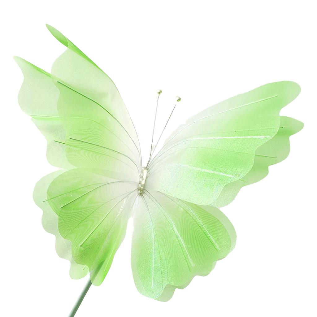 3D Handmade Gauze Artificial Butterfly Wall Decoration for Wedding Reception Backdrops Decoration Party Centerpieces