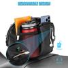Motorcycle Part Rider Sissy Bar Backrest Organizer Bag Drink Holder Multi Functiona Bags For Harley Touring Softail Sportster