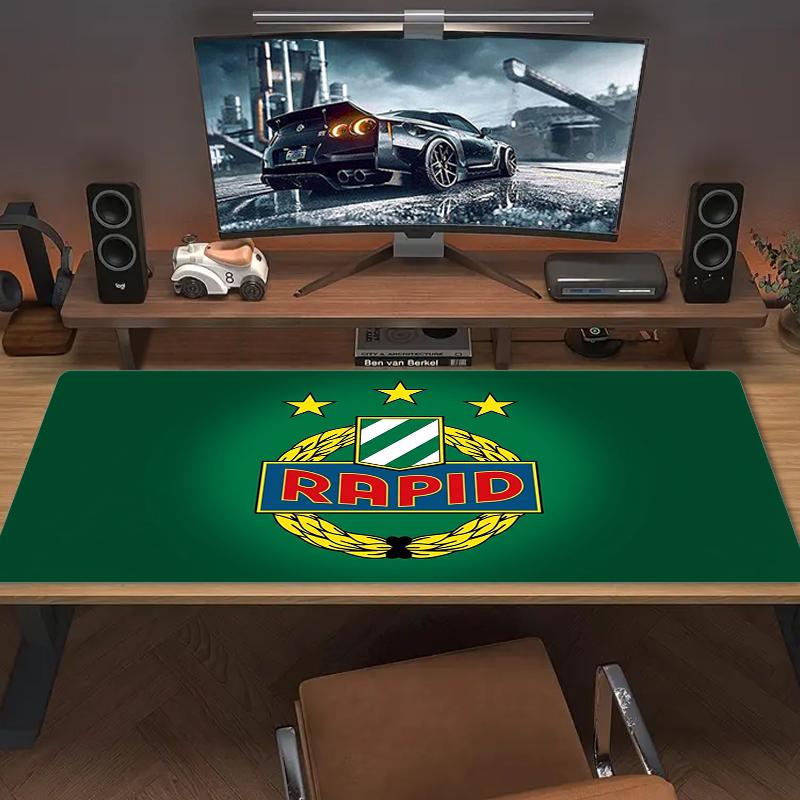 Sk Rapid Wien Mouse Pad Large Gaming Table Cushion Nonslip Laptop Tablet Big Mousepad Xxl Mat Mini Pc Playmat With Lock Edge