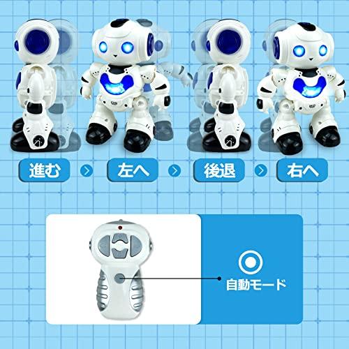 Electric Robot, Radio-Controlled Robot Toy, Bipedal Walking Robot, Moving Toy, Humanoid, Dancing, Sound, Reactive Toy, Light, Demo Mode, Easy to Opera