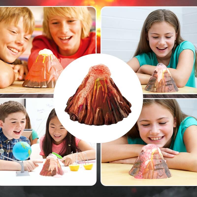 Детский набор для эксперимента «Извержение вулкана» Веселая и познавательная игрушка «Сделай сам» для учеников начальной школы