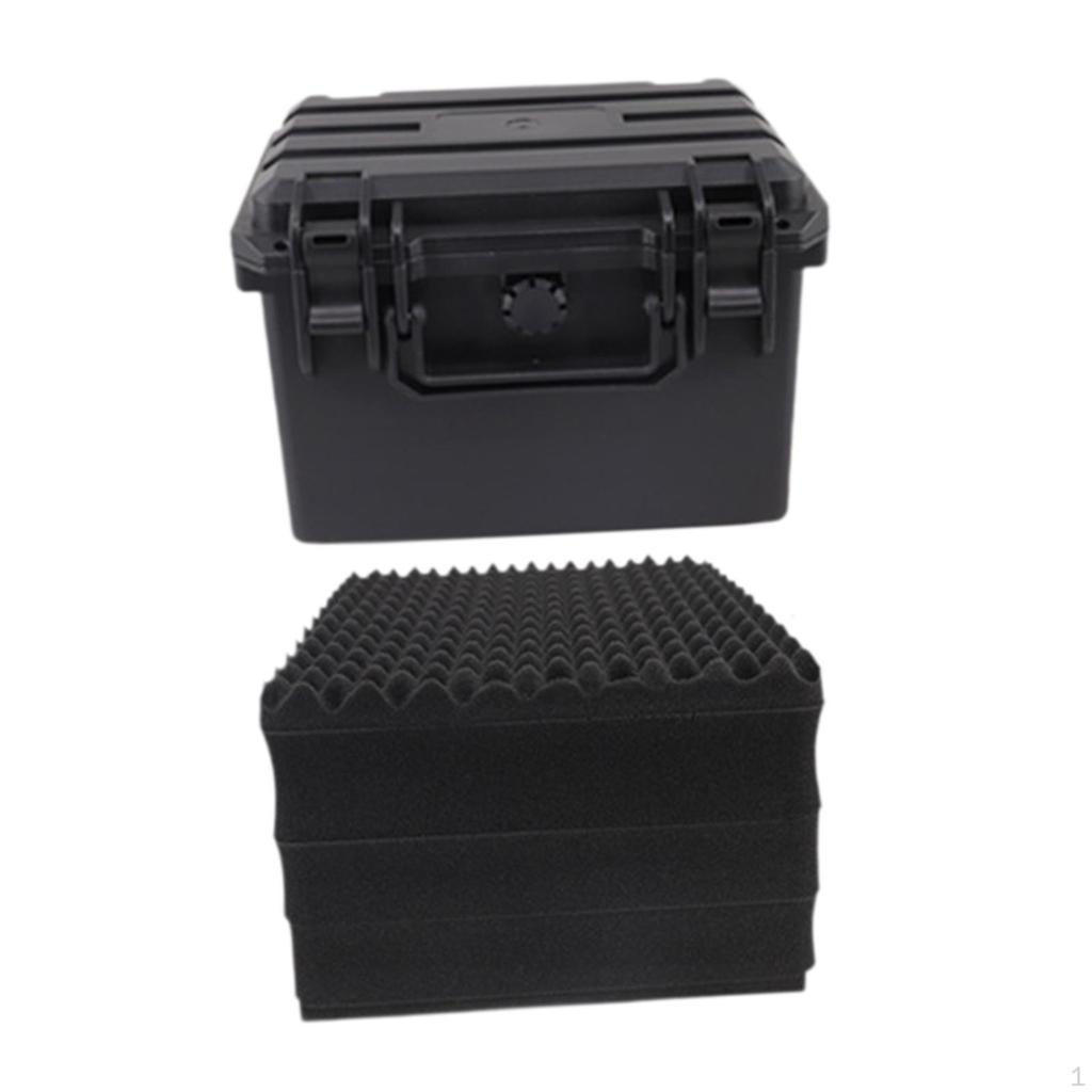 Hard Case Tool Box with Pre Cut Foam for Cameras And Outing Gear
