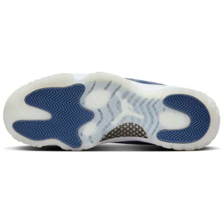 Air Jordan 11 Retro Low Diffused Blue Мужские кроссовки Белый Midnight-Navy Football-Grey FV5104-104