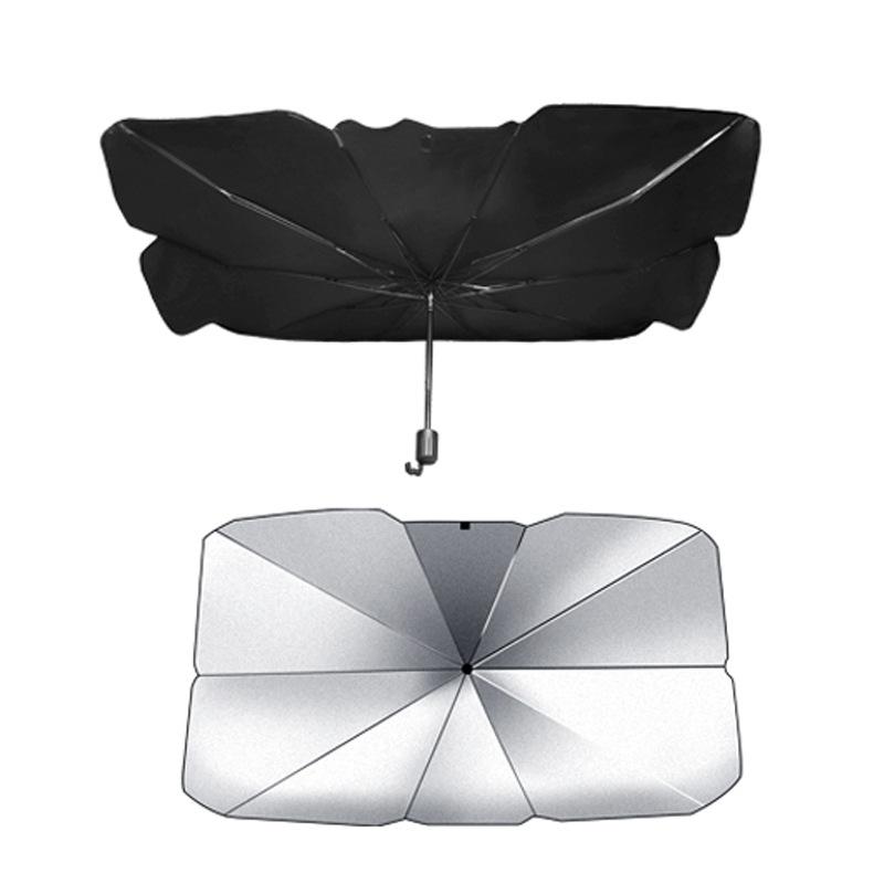 125cm 140cm Foldable Car Windshield Sun Shade Umbrella Car UV Cover Sunshade Heat Insulation Front Window Interior