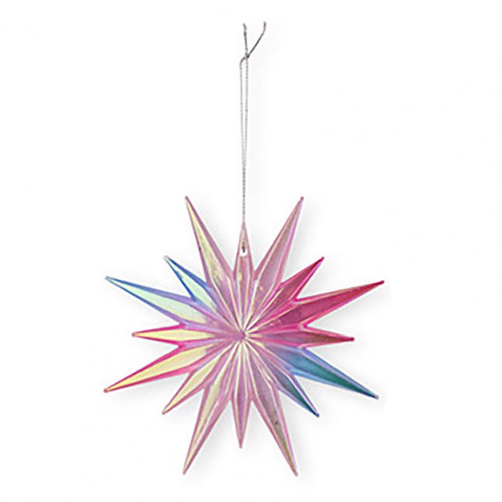 Tree Ornament Festive Winter Acrylic Christmas Ornaments Colorful Snowflake Ballerina Dancer Feather for Xmas Tree Decor
