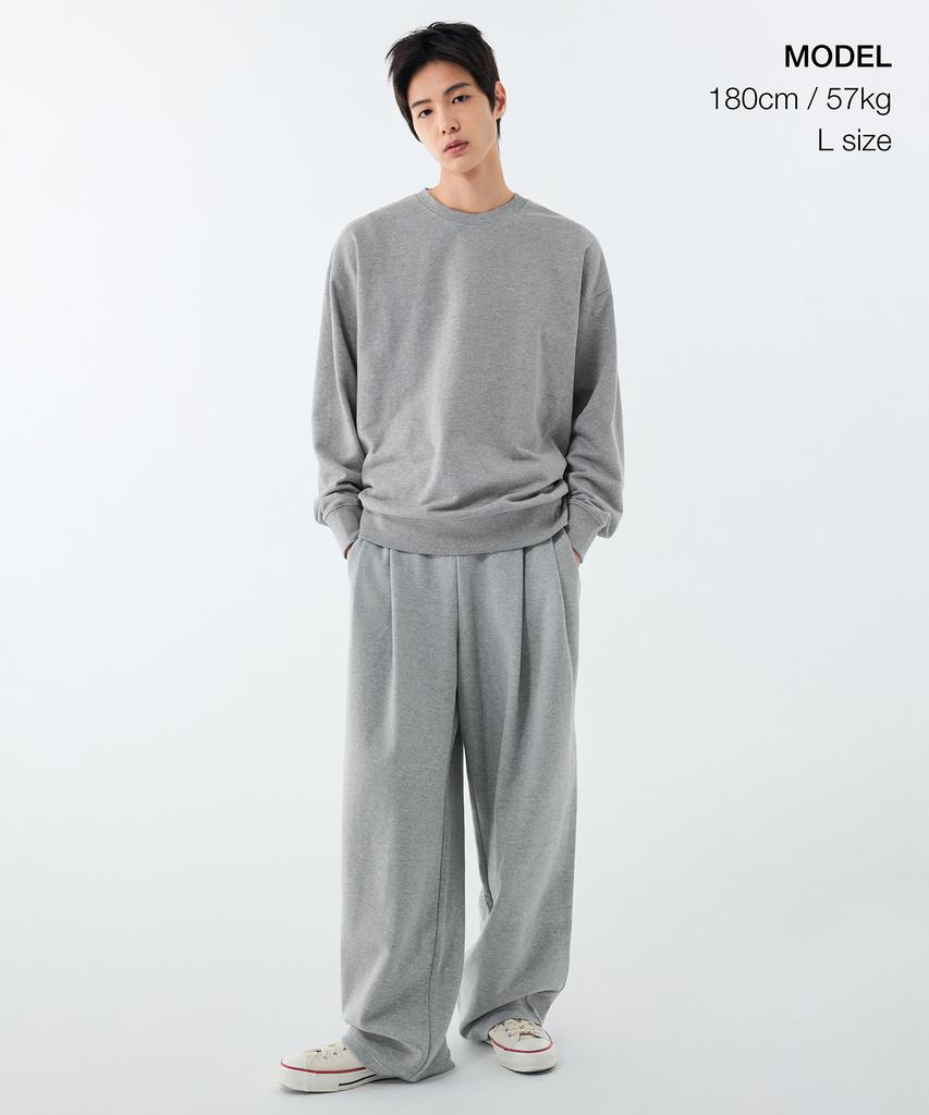 MUSINSA STANDARD Oversized Sweatshirt [Medium Grey]