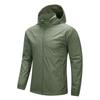 Мужская водоотталкивающая ветровка Kelme для взрослых, с длинным рукавом, для пеших прогулок, рыбалки и весны/осени, зеленая, размер S