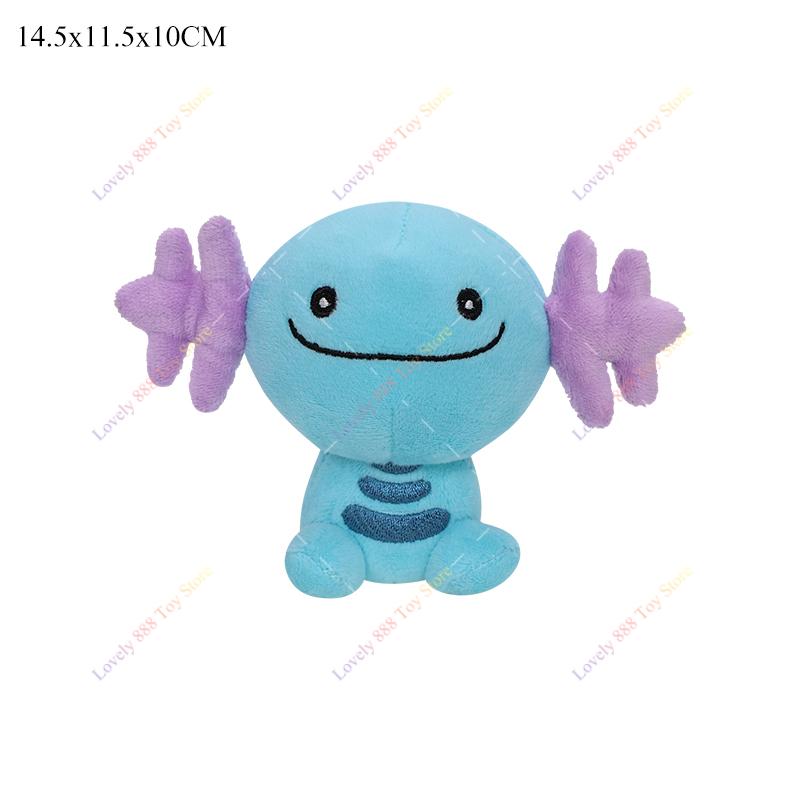 Wooper Plush Toys Cute Anime Plushie Scizor Nidoran Mimikyu Lapras Garchomp Litten Bidoof Ho-Oh Stuffed Kids Xmas Dolls