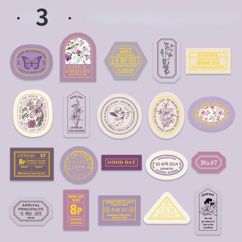 Ретро этикетки наклейки записываемые уплотнительные наклейки украшения справочник наклейки эстетические канцелярские принадлежности 40 шт./кор.