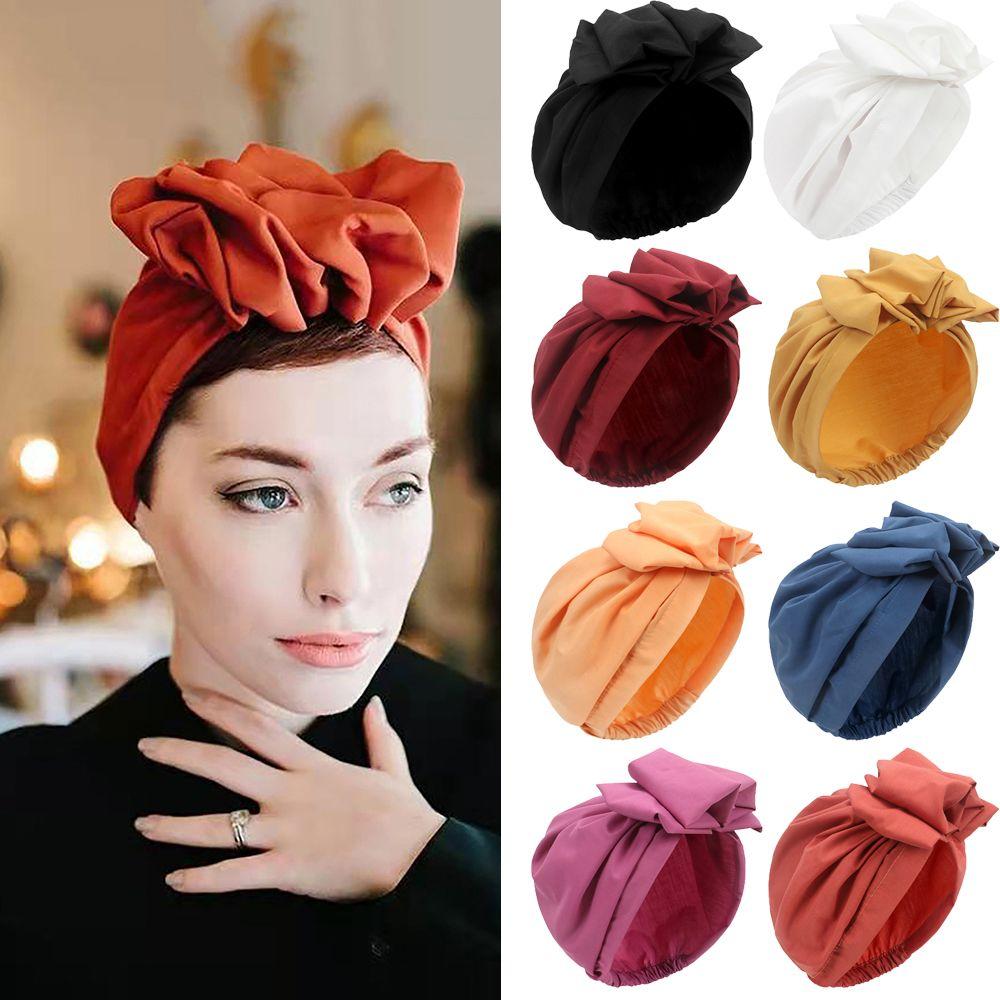 Loss Headscarf Beanie Cap Headwrap Cancer Chemo Cap Muslim Hijab Bonnet Turban African Head Wraps