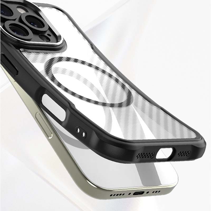 Для Magsafe Carbon Fiber Matte Phone Case для Samsung S24 Ultra 5G Wireless Charging Cover Magsafe для Galaxy S24FE S24 Plus TPU Bumper Hard PC Capa