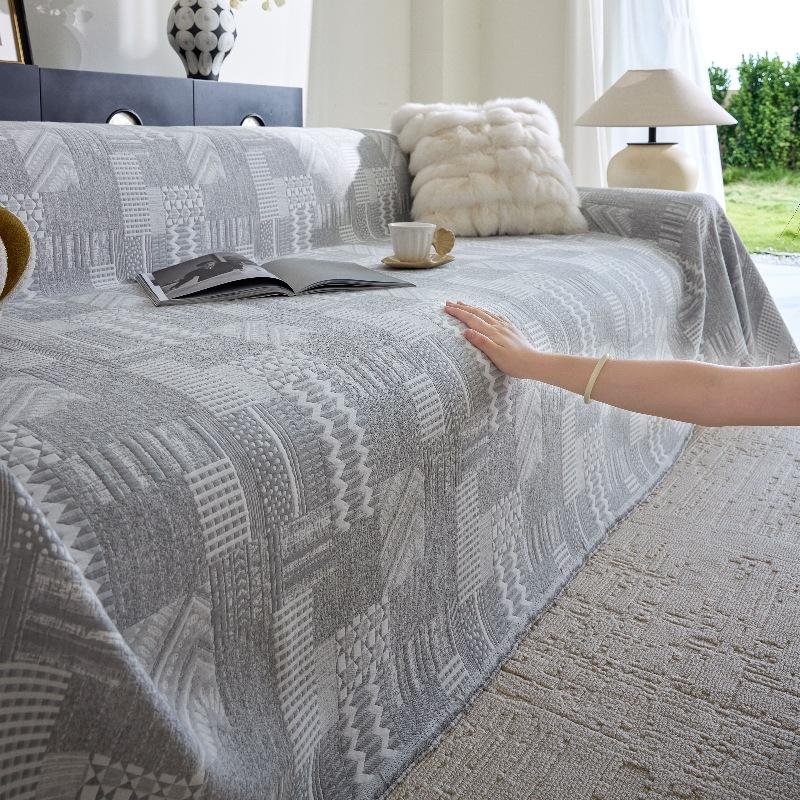 Многофункциональное washed cotton диванное воздушное одеяло двустороннее трехслойное пряжеокрашенное пылезащитное чехол на диван защитный чехол для мебели Y003