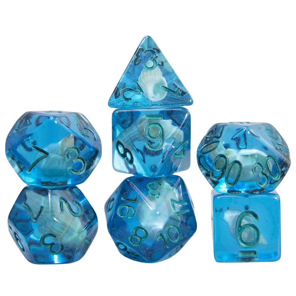 DND Dice Многогранные игральные кости Набор из 7 игровых кубиков Креативные игральные кости для настольной игры DND Аксессуары для развлечений