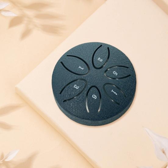 Стальной язычковый барабан 3 дюйма 6 нот уличный садовый колокольчик для чакры мини-барабан маленький эфирный ручной барабан с колотушкой для дзен-йоги