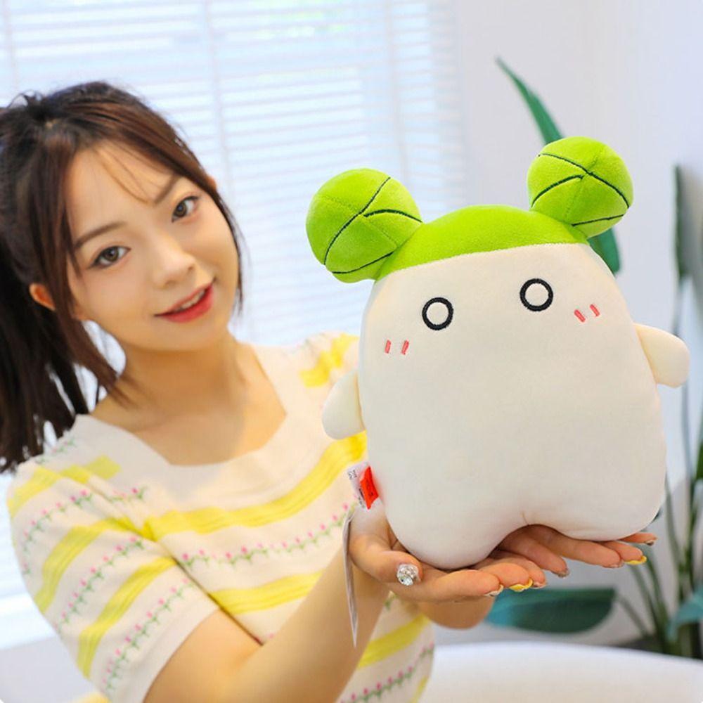 Daikon Carrot Hugging Plush Toy PP Cotton Radish Stuffed Doll Toy  Birthday Christmas