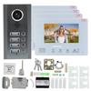 Video Door Phone Kit Bus 2 Wire System Night Vision with Electric Control Lock for Home Apartment