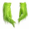 1 Pair Christmas Furry Plush Green Gloves Cosplay Furry Gloves Halloween Party Cosplay Props