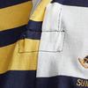Polo Ralph Lauren SS23 Полосатая рубашка поло с цветными блоками и принтом в виде значка, с длинным рукавом, мужские топы, многоцветные MNPOKNI16822736-410