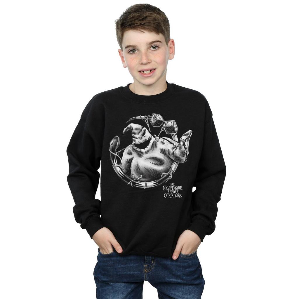 Disney Boys Nightmare Before Christmas Ooogie Boogie Mono Sweatshirt