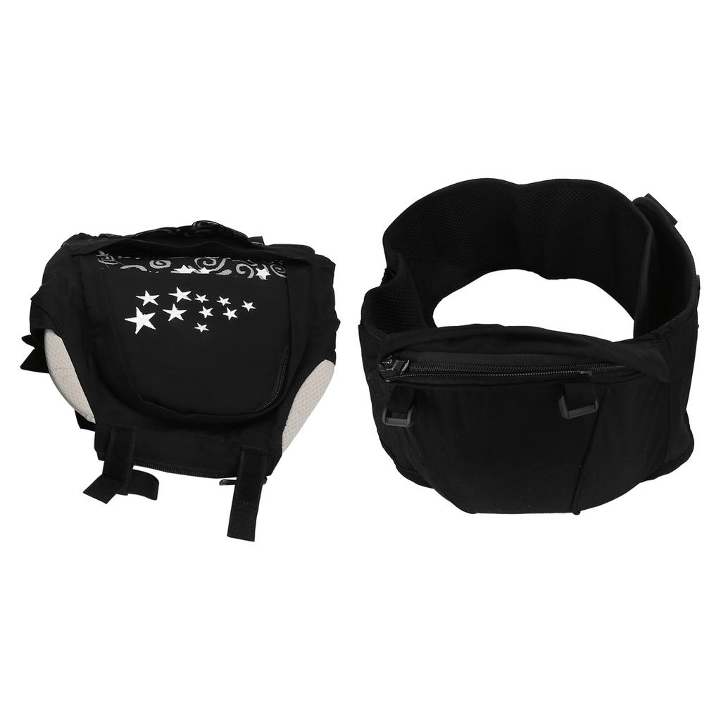 Эргономичный табурет-переноска для младенцев Baby Hipseat, переноска-переноска для новорожденных, слинг-обертка спереди, черный