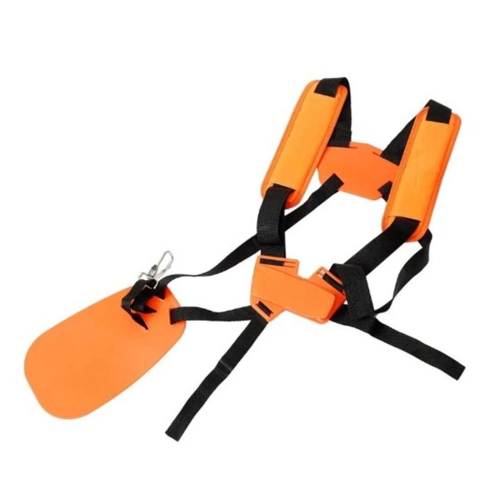 Orange Strimmer Harness Adjustable Trimmer Shoulder Strap Gardening Tool Brush Cutter Strap Garden