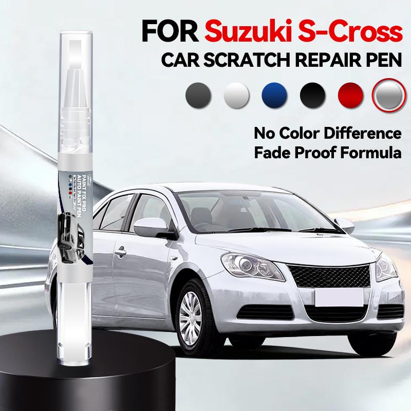 For Suzuki S-Cross 2006-2025 GY AK AA Paint Repair Pen Touch Up Scratch Remover DIY Auto Accessories Black White Grey