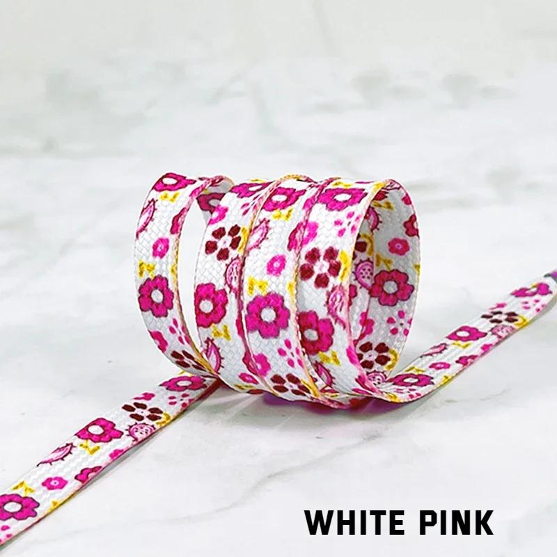 Новые шнурки Daisy Cherry Rope для обуви, шнурки с цветами для кроссовок, ремешок, спортивные шнурки, резинки для обуви AF1/AJ1, аксессуары