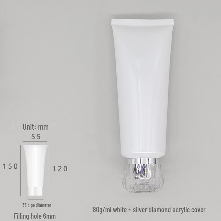 80 г 80 мл очищающее средство для лица, солнцезащитный крем и крем для рук в белой тубе