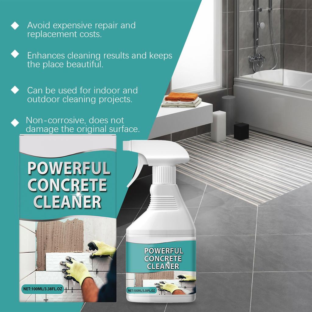 Очиститель цемента сильно растворяет настенную плитку Цемент для удаления дверей и стекла Очиститель цемента для бетона 100 мл