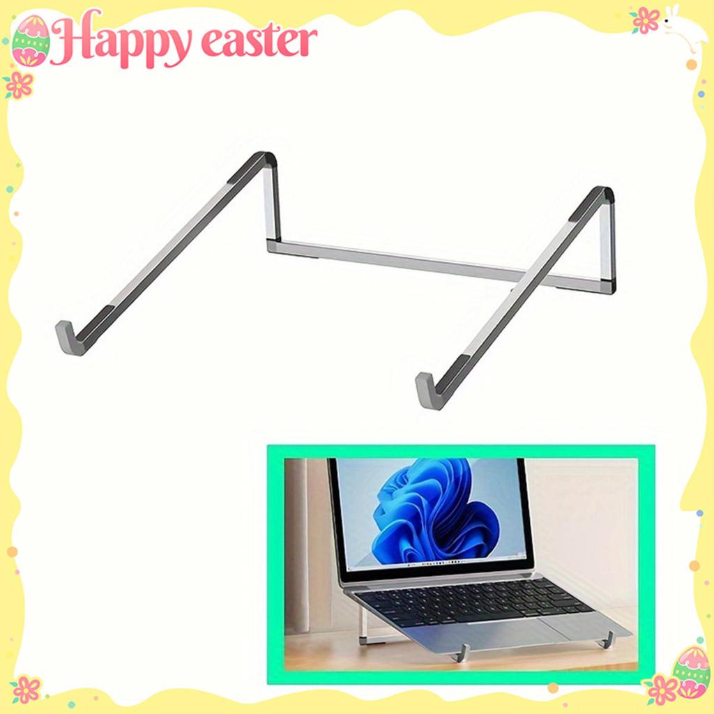 Aluminum Alloy Laptop Holder Stand Desktop Height Increase Foldable Heat Dissipation Bracket Anti Slip For All Notebook