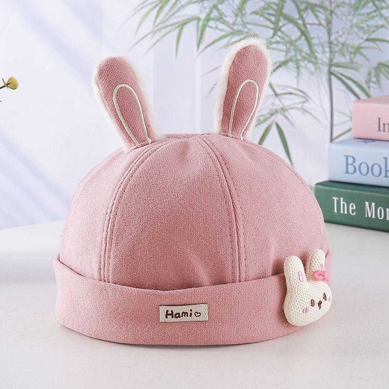 Baby Spring Autumn Thin Skull Cap Boys Winter Thickened Warm Hat Cute Infant Peasant Beanie For Newborn Toddler