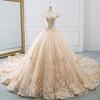Palace Style Super Fairy European-style Wedding Dress Female Bride Net Red Style Heavy Industry Trailing Lace One-shoulder Wedding Summer