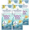 Nordic Naturals Baby DHA 1050 мг + Витамин D3 300 МЕ, 60 мл, 4 шт.