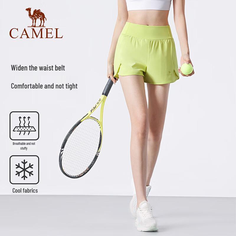 Camel Женские охлаждающие шорты для тренировок и бега против натирания