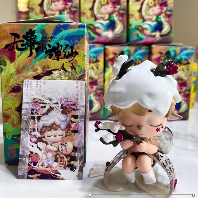 Мими Неторопливая Серия Бессмертных Слепая Коробка Милая Фигурка Ручной Работы Таинственная Коробка Модель Игрушки Подарок на День Рождения Девочки Настольное Украшение