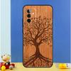 Дерево Цветок Бамбук Деревянный Чехол Для Samsung Galaxy A14 A24 A34 A54 A53 A33 A13 A52 A32 A22 A12 A71 A51 A15 A25 Чехол