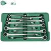 SATA 08016 Набор из 10 предметов: трещотка и комбинированные ключи