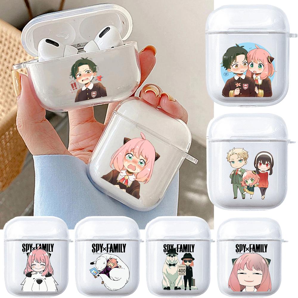 Чехол аниме SPY×FAMILY для Airpods 1 2 3 Pro Airpod Pro 2nd Kawaii Anya, защитный чехол, милый мультяшный чехол для Air Pod, чехол
