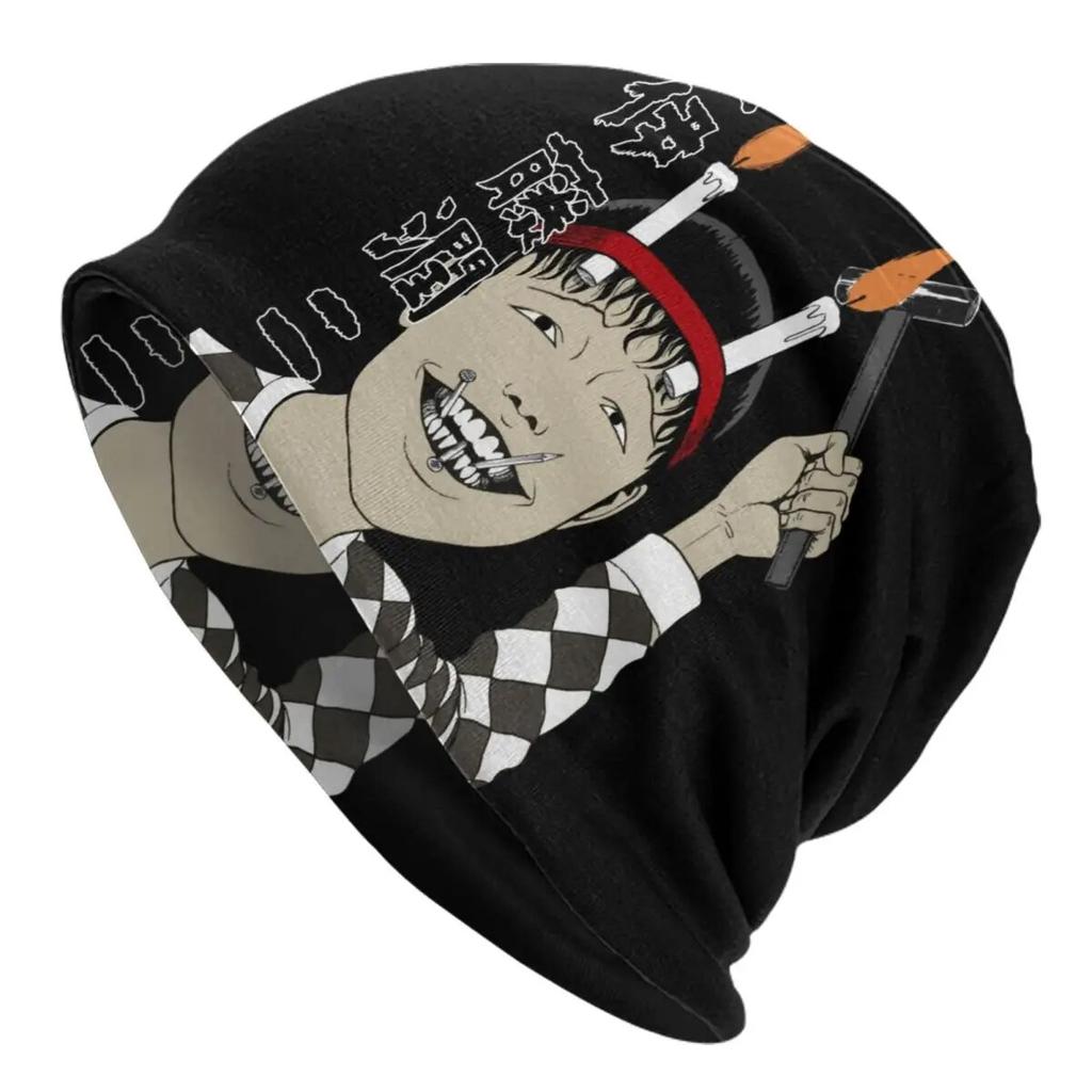 Цветочная шляпа Tomie Junji Ito, вязаная шапка, модная унисекс для взрослых, Япония, ужасы, манга, зимние теплые шапочки с черепами, шапка унисекс