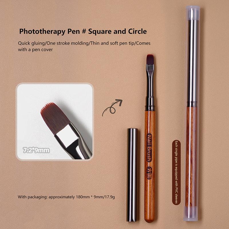 Sandalwood Nail Design Large Art Line Pen Nail Construction Painting Brush Extension Drawing Carving Pen Diy Manicure Tool