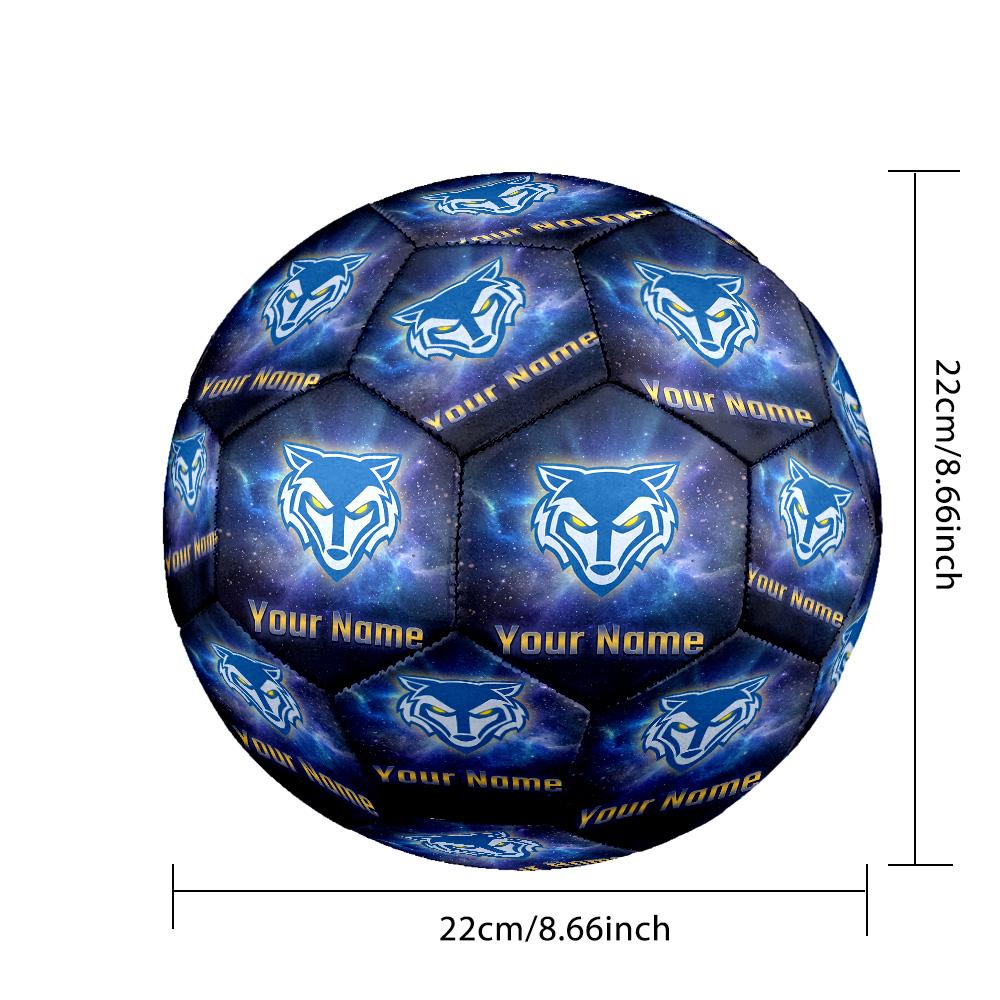Warrington Wolves FC Fashion Size 5 Football Wearproof Non‑Slip Soccer Ball For Sports Training Entertainment Use