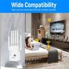 1200Mbps Wireless WiFi Repeater WiFi Signal Booster WIFI Range Extender 2.4G/5G Dual-band Network WiFi Amplifier WPS Router