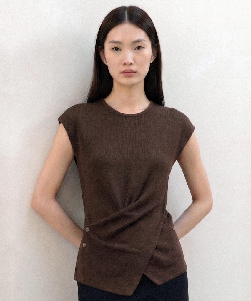 KIMDOH Basso Twist Top Brown