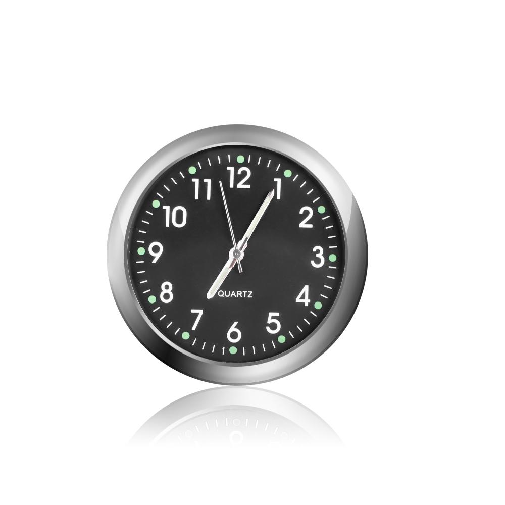 Автомобильные часы Мини Модные Автомобили Внутренние Наклейки Цифровые Часы Механические Кварцевые Часы Украшение Для Приборной Панели Авто 40 мм