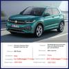 Накладка на дверную ручку из углеродного волокна, подходит для Volkswagen VW T Cross TCross C11 2022, прочные автомобильные аксессуары