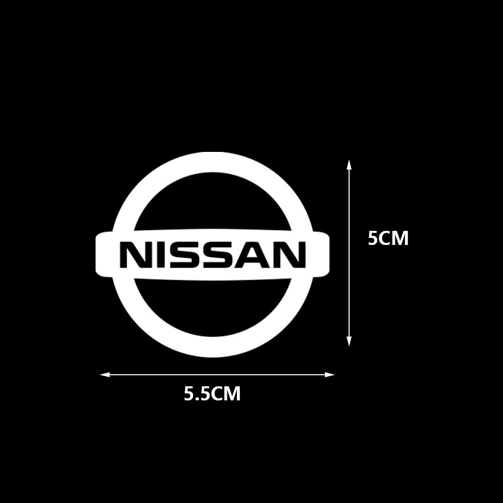 BQCABI1 2PCS Car Vinyl Reflective Sticker Rearview Mirror Body Door Decor Decal For Nissan Nismo X-Trail Qashqai Sylphy Note GTR Leaf