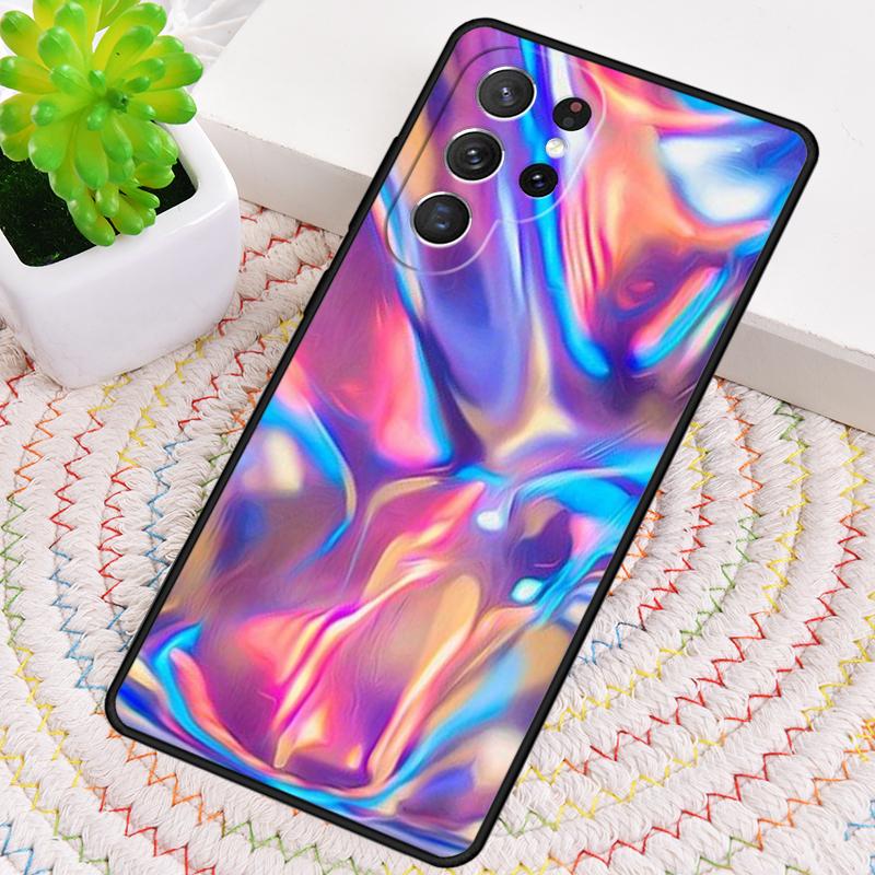 Голографический Dope Trippy Принт Силиконовый Чехол для Телефона Для Samsung Galaxy note 10 pro S26 S25 S24 S23 S22 S21 Plus Ultra Capa Чехол