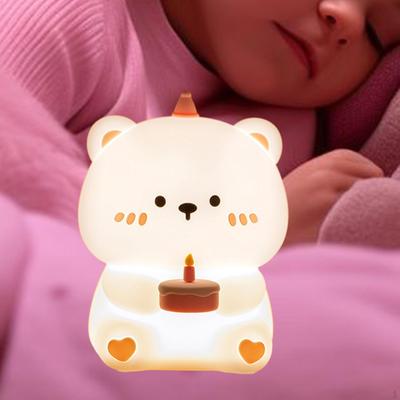 Ночной светильник Bear Mini Table Перезаряжаемый атмосферный настольный светильник USB Night для детей