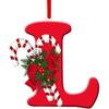 New Creative English Letter Hanging Acrylic Flat Christmas Tree Home Party Decoration Gift