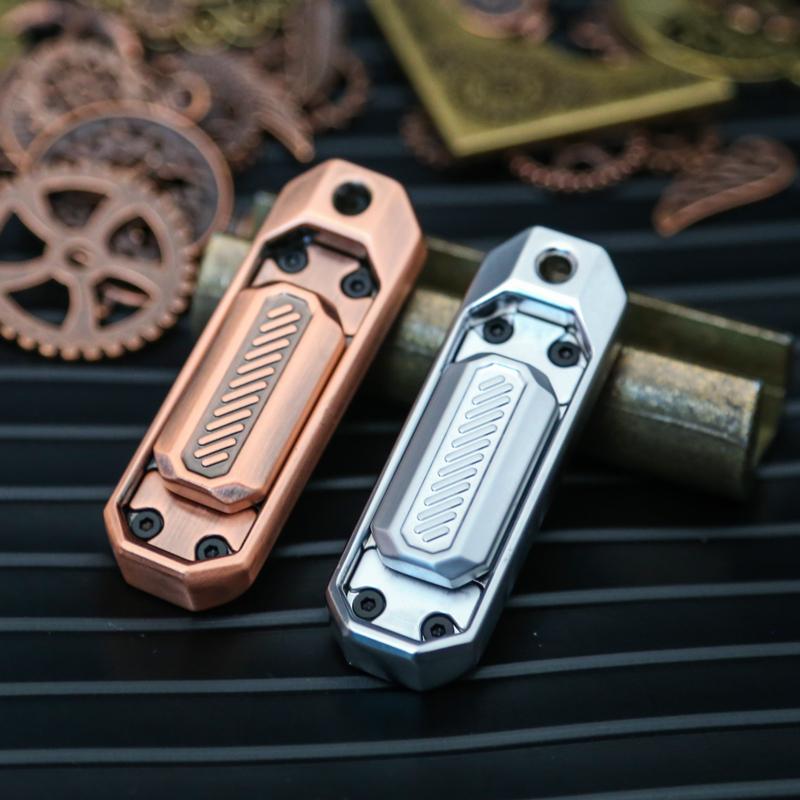 Слайд-модуль Толкатель Слайдер EDC Игрушка-фиджет для взрослых Металлические игрушки-фиджет Инструмент для СДВГ Игрушки для снятия тревоги и стресса Модный кулон